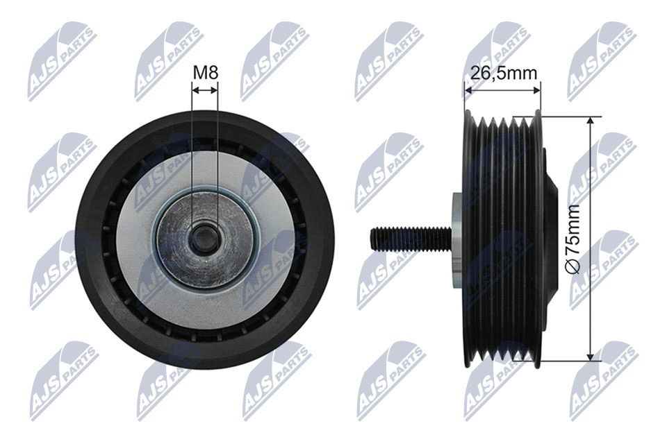 Rola intinzator,curea transmisie NTY RNK-VW-042