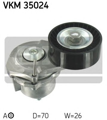 Rola intinzator curea transmisie OPEL 1,7CDTI 07-