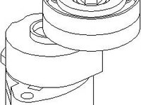 Rola intinzator,curea transmisie OPEL COMBO (71_), OPEL VITA B (73_, 78_, 79_), OPEL OMEGA B combi (21_, 22_, 23_) - TOPRAN 205 736