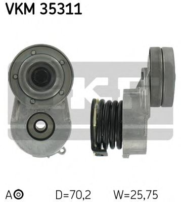Rola intinzator curea transmisie OPEL CORSA D - Cod intern: M20389272 - LIVRARE DIN STOC in 24 ore!!!