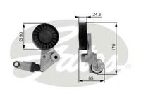 Rola intinzator,curea transmisie OPEL VECTRA C GTS (2002 - 2016) GATES T38239