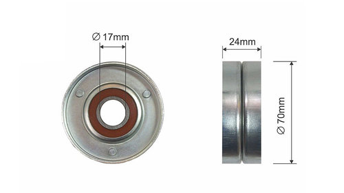 ROLA INTINZATOR CUREA TRANSMISIE, SEAT CORDOB