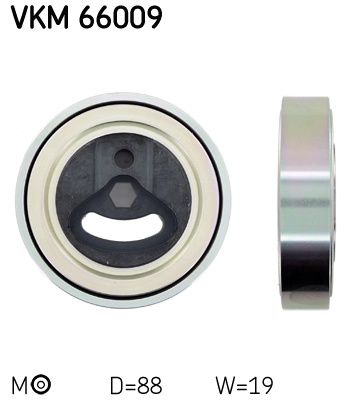 Rola intinzator,curea transmisie SKF VKM 66009 pentru SUZUKI LIANA hatchback 2001-2007