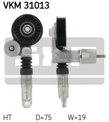 Rola intinzator,curea transmisie SKODA SUPERB I (3