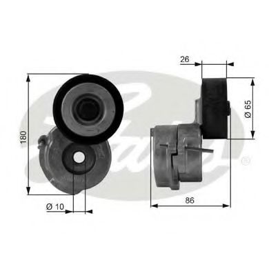 Rola intinzator,curea transmisie SUZUKI SPLASH (2008 - 2016) GATES T38440 piesa NOUA