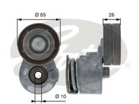 Rola intinzator curea transmisie T38468 GATES pentru Volvo S40 Volvo V40 Opel Vivaro Mitsubishi Carisma Mitsubishi Space Renault Trafic Renault Laguna Renault Master Nissan Interstar Nissan Primastar Renault Duster