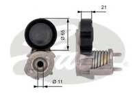 Rola intinzator curea transmisie T39118 GATES pentru Volvo C30 Volvo C70 Volvo S40 Volvo V50 Ford Focus Ford Kuga Volvo V40