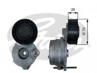 Rola intinzator curea transmisie T39333 GATES pentru Audi A6 Vw Touareg Audi Q7 Audi A8 Audi A5 Audi A4 Audi Q5 Audi A7