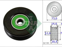 Rola intinzator curea transmisie TOYOTA COROLLA (_E10_) - Cod intern: W20203846 - LIVRARE DIN STOC in 24 ore!!!