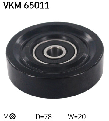 Rola intinzator,curea transmisie (VKM 65011 VKM65011 SKF) HYUNDAI,HYUNDAI (BEIJING),KIA ACCENT|ACCENT, ACCENT GYRO, AVEGA, EXCEL, VERNA|ACCENT, ACCENT GYRO, VERNA|ACCENT, AVEGA, VERNA|ACCENT, BIMANTAR