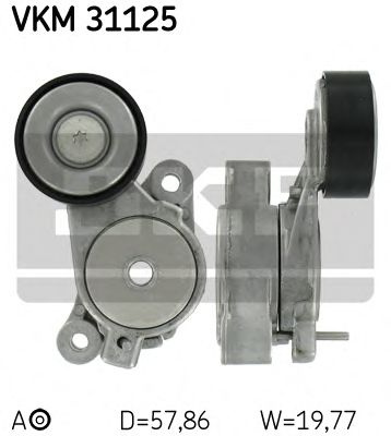 Rola intinzator curea transmisie VW 1,4TSI - Cod i