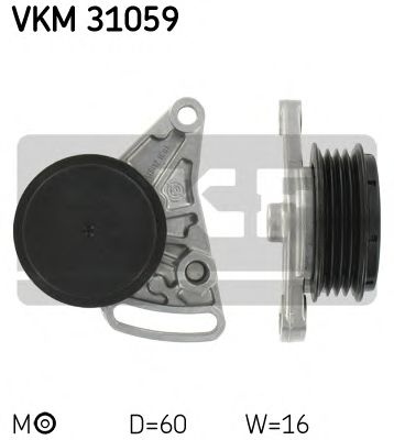 Rola intinzator curea transmisie VW 1.9,tdi - Cod intern: W20034848 - LIVRARE DIN STOC in 24 ore!!!
