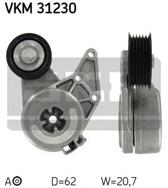 Rola intinzator curea transmisie VW BORA 1J2 SKF VKM31230