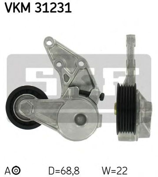 Rola intinzator curea transmisie VW BORA combi 1J6 SKF VKM31231