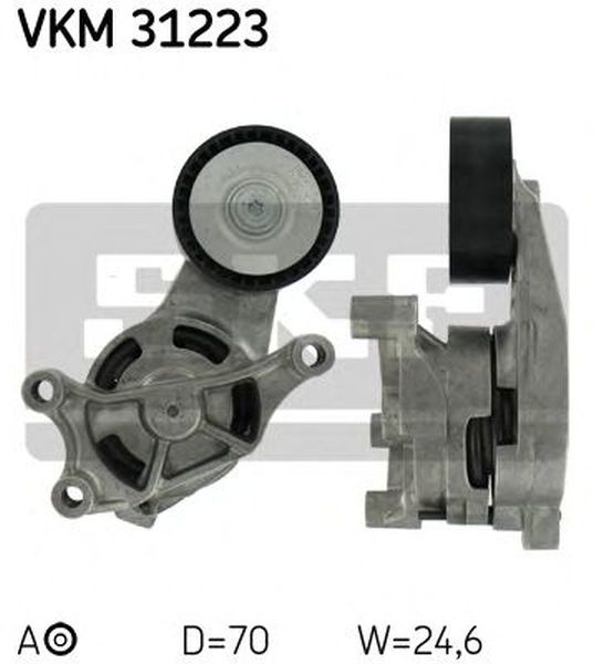 Rola intinzator curea transmisie VW EOS 1F7 1F8 SKF VKM31223