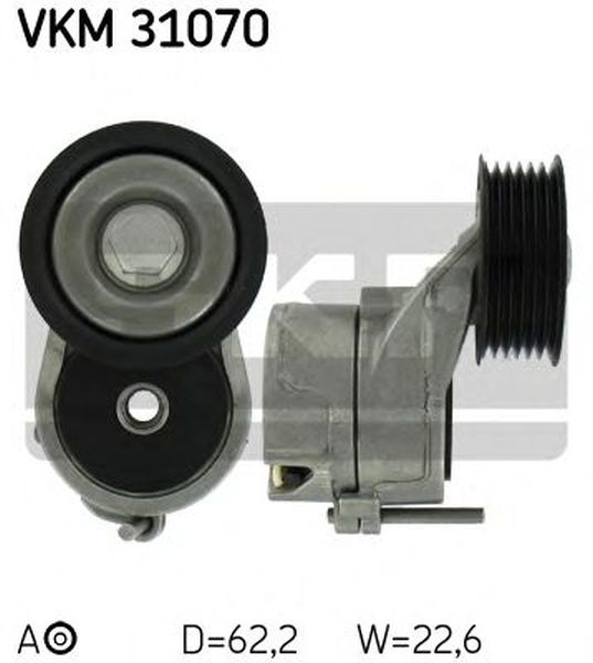 Rola intinzator curea transmisie VW EOS 1F7 1F8 SKF VKM31070