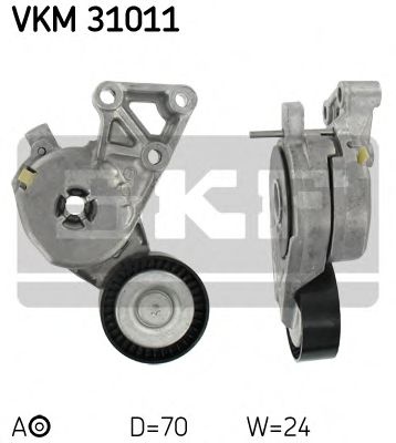 Rola intinzator,curea transmisie VW EOS (1F7, 1F8) (2006 - 2016) SKF VKM 31011 piesa NOUA
