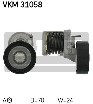 Rola intinzator curea transmisie VW MULTIVAN V 7HM