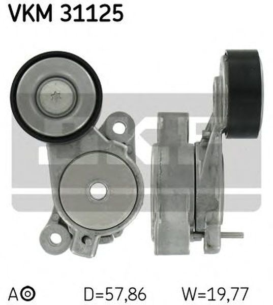 Rola intinzator curea transmisie VW PASSAT 3C2 SKF VKM31125