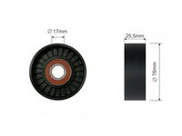 Rola Intinzator Curea Vectransmisie, Audi A4 B8, 417-00