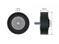 Rola Intinzator Curea Vectransmisie, Bmw 1 (E81), 481-05