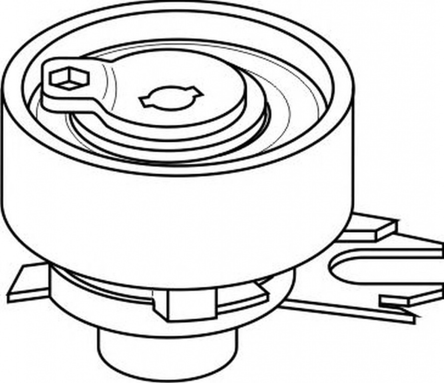 Rola Intinzator curea VW CADDY II combi 9K9B TOPRAN 109161