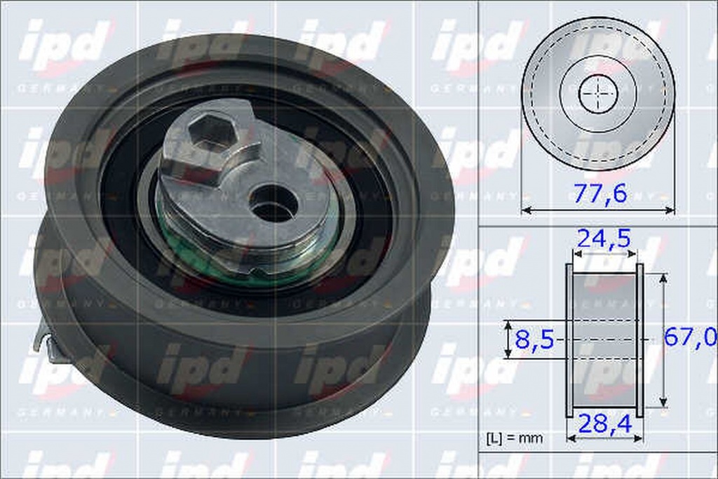 Rola Intinzator curea VW EOS 1F7 1F8 IPD 153860
