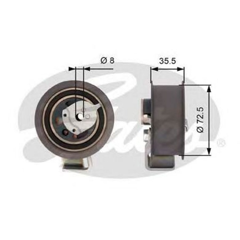 Rola Intinzator curea VW PASSAT Variant 3B5 GATES T43020