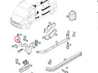 Rola usa culisanta Opel Movano, 07.1998-2010, Renault Master (D), 07.1998-01.2010, NISSAN INTERSTAR 2002-, usa culisanta, partea superioara, Stanga = Dreapta,