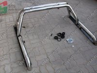 ROLLBAR DIN INOX CU RAIL TOYOTA HILUX REVO 2016-2018 [3"/76 mm][V7]