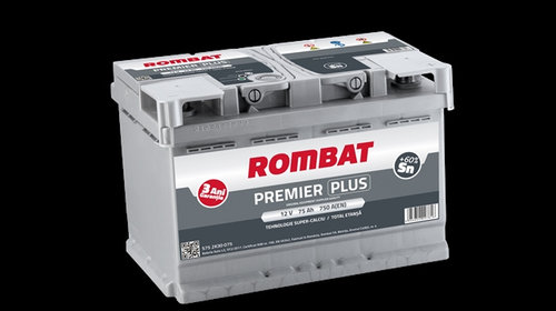Rombat premier plus baterie 75ah 750a 12v