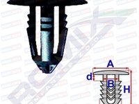 ROMIX Elemente de fixare FORD COURIER / FORD TRANSIT