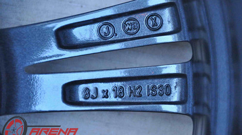 Roti Iarna 18 inch Originale BMW Seria 5 G30 G31 Bicolor Continental 245/45 R18 Runflat