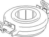 Rulment de presiune AUDI 500 (43, C2), AUDI 500 (44, 44Q, C3), AUDI FOX (80, 82, B1) - TOPRAN 101 778