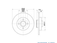 Rulment roata Citroen BERLINGO caroserie (B9) 2008-2016 #2 050436B