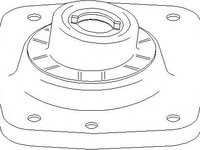 Rulment sarcina suport arc PEUGEOT 806 (221), Citroen SYNERGIE (22, U6), Citroen DISPATCH (U6U) - TOPRAN 722 359