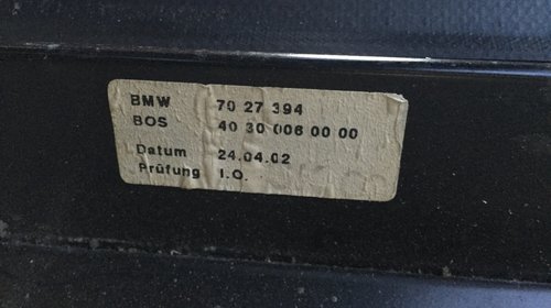 Rulou portbagaj BMW E46 kombi break din 2003