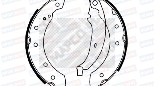 SABOTI DE FRANA ABS NOI MAPCO COD MAPCO8128 D