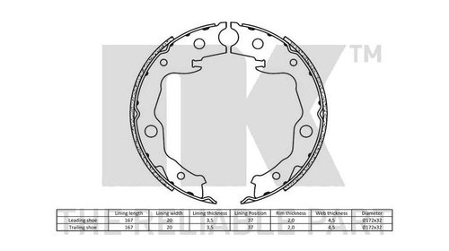 Saboti frana Nissan LEAF 2010-2016 #2 03013730122