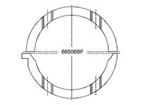 Saiba distantier, arbore cotit RENAULT SAFRANE   (B54_) (1992 - 1996) GLYCO A208/2 STD