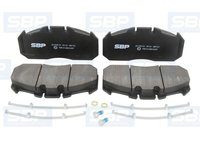 Sbp set placute frana fata pt irisbus,man tga, renault premium,magnum