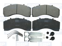 Sbp set placute frana fata pt mercedes actros, atego