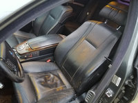 Scaun Stanga Fata Sofer Piele Neagra cu Incalzire BMW Seria 7 E65 E66 730 Facelift 2001 - 2008