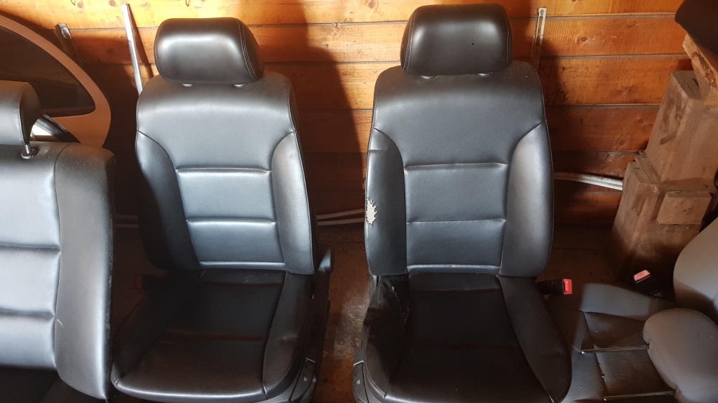 Scaune fata+bancheta spate piele cu lcd 