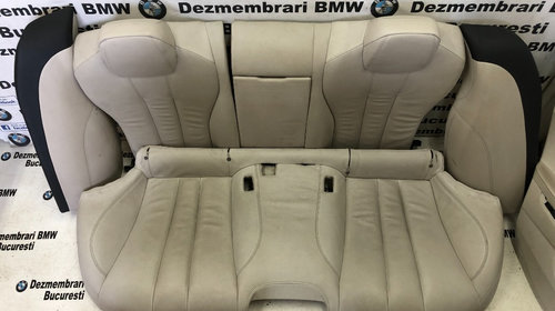 Scaune interior sport Recaro incalzit piele crem BMW seria 6 F06