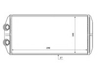 Schimbator caldura incalzire habitaclu 54210 NRF pentru CitroEn C4 CitroEn Berlingo Peugeot Grand Peugeot Partner Peugeot Ranch CitroEn Xsara