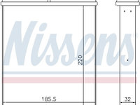 Schimbator caldura incalzire habitaclu 71817 NISSENS pentru Iveco Daily