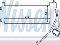 Schimbator caldura incalzire habitaclu 72938 NISSENS pentru Peugeot 607