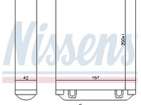 Schimbator caldura incalzire habitaclu 72954 NISSENS pentru Peugeot 208 Peugeot 2008 CitroEn C3