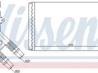 Schimbator caldura incalzire habitaclu 72985 NISSENS pentru Renault Kangoo Nissan Kubistar